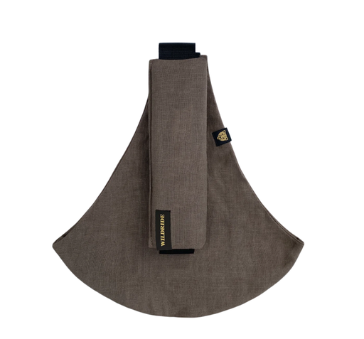 [547750] Wildride | Draagdoek Toddler Carrier Linnen Collection Brown