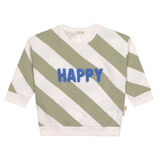 Laessig | Sweater Little Gang Kids Hoodie Happy Milky/Light Khaki