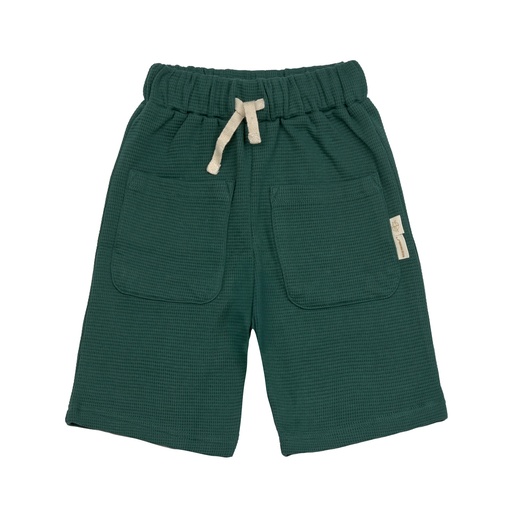 Laessig | Short Little Gang Waffle Dark Green