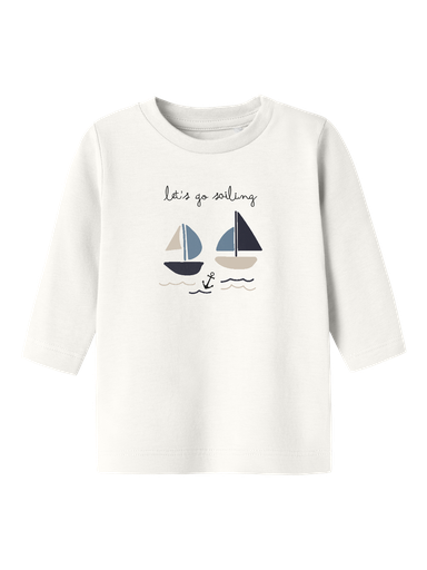 Name It | T-shirt Boys Nbmfrans Cloud Dancer