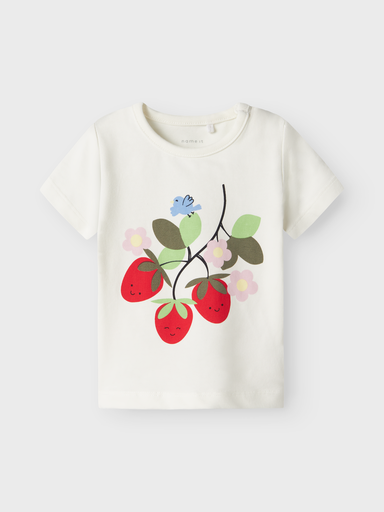 Name It | T-shirt Girls Nbffaberry Cloud Dancer