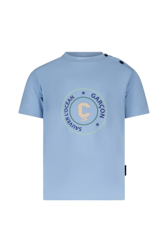 Le Chic | T-Shirt Niamo Sauver L'Ocean Marina Blue