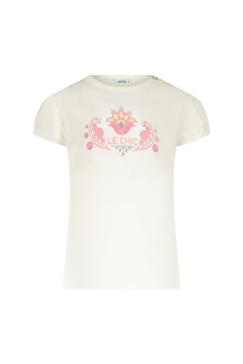 Le Chic | T-Shirt Noki Fancy Shield T-Shirt Pink-a-Licious