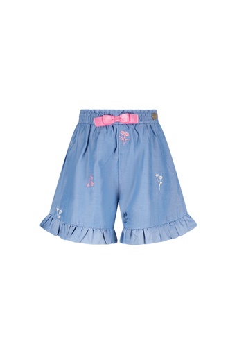 Le Chic | Short Dansany Embro Denim Shorts Charming Chambray