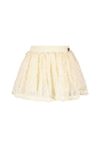 Le Chic | Rok Tebby Dots&Ruffles Skirt Dreamy Creamy