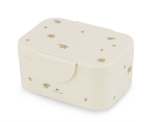 [459992] Konges Slojd | Brooddoos Lunch Box Uitneembare Vakkenverdeling Lemon 12x8.5x17cm