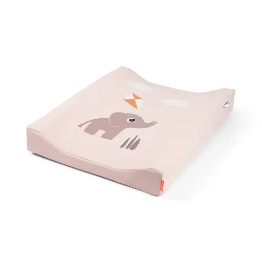 [548998] Done by Deer | Waskussen Playground Changing Pad Olifant Roze 50x65