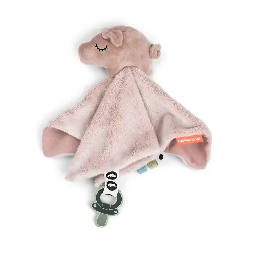 [549004] Done by Deer | Knuffeldoekje Pigee Powder Comfort Blanket Varken Roze