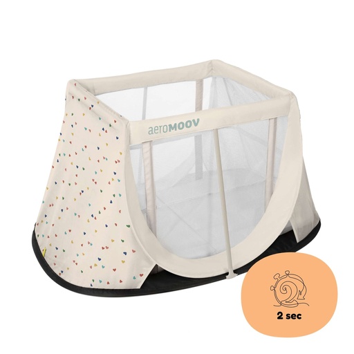 [549128] Aeromoov | Reisbed Instant Travel Cot Confetti Hearts