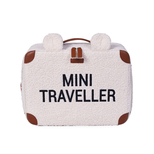 [549162] Childhome | Reiskoffer Mini Traveller Teddy off White