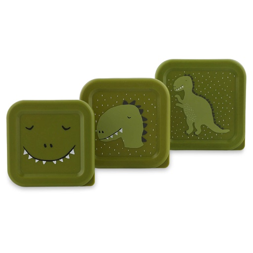 [549195] Trixie | Bewaarpotje Mr. Dino Snackbox 3-delig