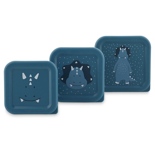[549224] Trixie | Bewaarpotje Mr. Triceratops Snackbox 3-delig