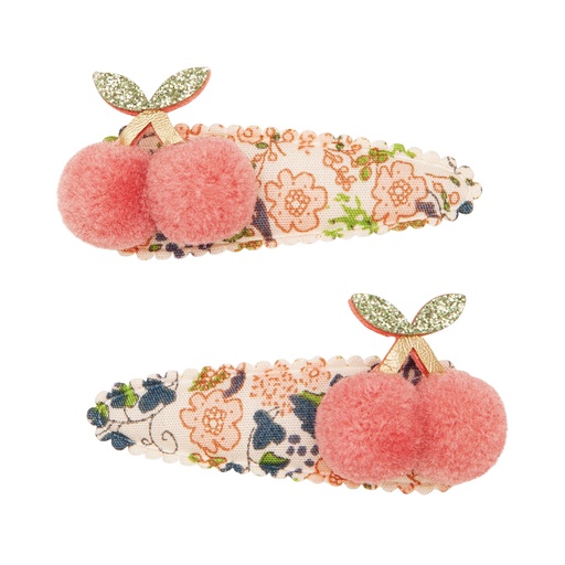 [549306] Mimi & Lula | Haarspeld Floral Pom Pom Cherries Clips