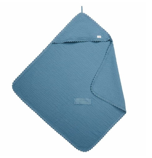 [549622] Koeka | Wikkeldeken Lace Elba Bluestone 100x100cm