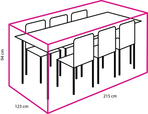 [549657] Tierra | Afdekhoes Cover For Bar Set 210 cm