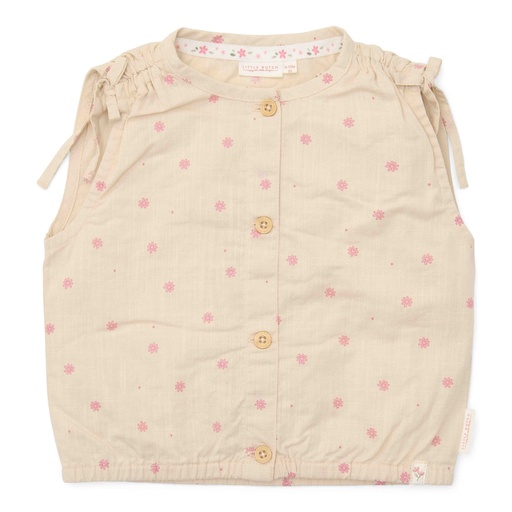 Little Dutch | Blouse Garden Mouwloos Sand 