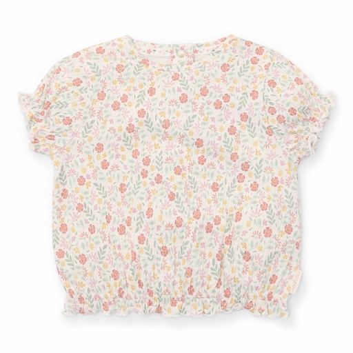 Little Dutch | T-Shirt Garden Korte Mouw All Over Bloemen 