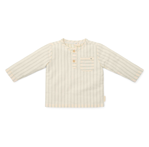 Little Dutch | Blouse Forest Friend Lange Mouw Green Stripe