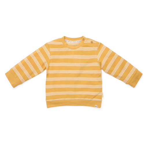 Little Dutch | Sweater Forest Friends Yellow Stripe