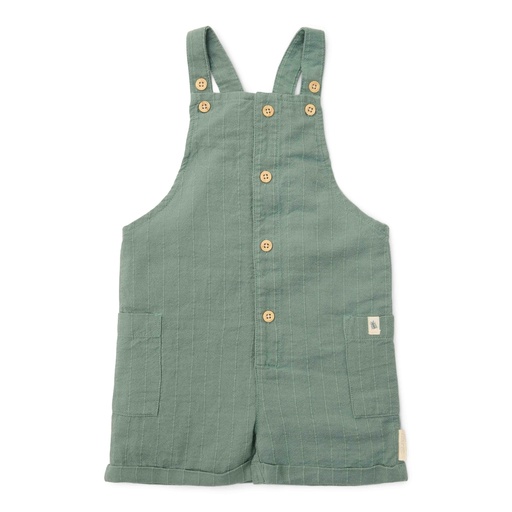 Little Dutch | Jumpsuit Forest Friends Kort Tuinpak Green