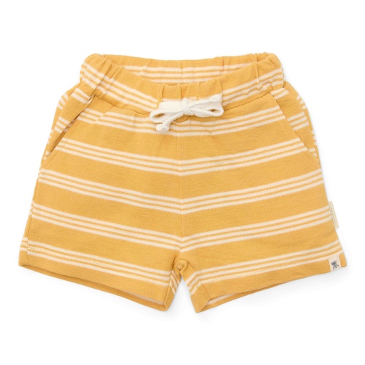 Little Dutch | Short Forest Friends Korte Broek Yellow Stripe