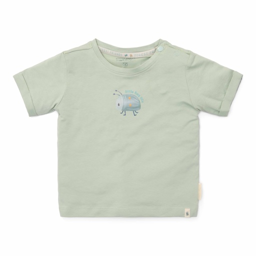 Little Dutch | T-Shirt Forest Friends Korte Mouw Mint
