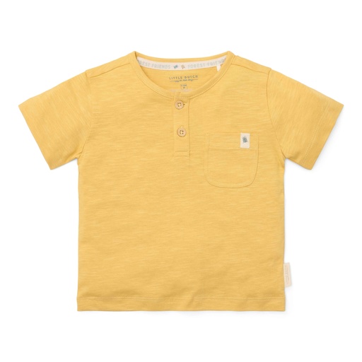Little Dutch | T-Shirt Forest Friends Korte Mouw Yellow