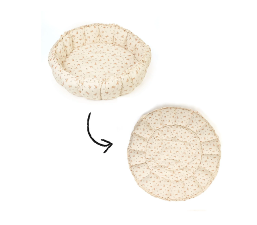 [550092] Play and Go | Speeltapijt Bloom Rabbit Organic Cotton Dia 130cm 