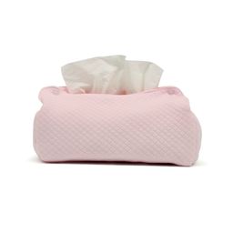 [550278] Living Nature | Tissuebox cover losange roze hoog model