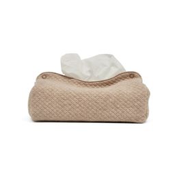 [550280] Living Nature | Tissuebox cover losange camel hoog model