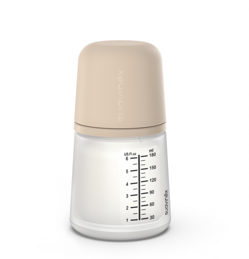 [550426] Suavinex |  FLES TEGEN DARMKRAMPJES Zerø.Zerø 180ML - Slow Flow / S Light