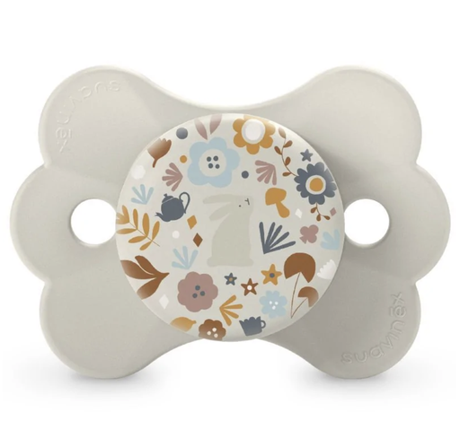 [550432] Suavinex |  WONDERLAND - SILICONEN SYMETRISCHE FOPSPEEN SXPRO 0/6M - Beige