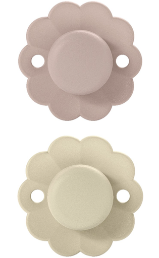 [550452] Suavinex |  WONDER - SILICONEN SYMETRISCHE FOPSPEEN SXPRO 0/6M - WGRAY/PMAUVE 2PC