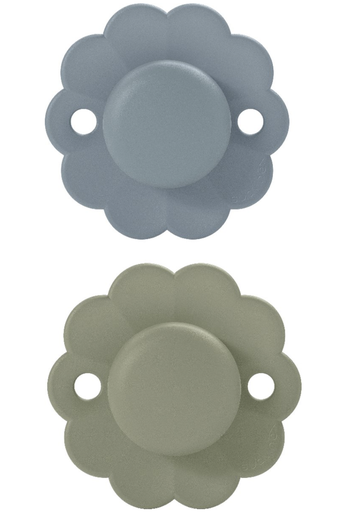 [550461] Suavinex |  WONDER - 2 SILICONEN SYMETRISCHE FOPSPEEN SXPRO 6/18M - LAKE/GREEN 2PC