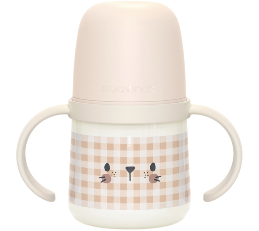 [550511] Suavinex |  NIGHT & DAY - EERSTE FLES MET HANDVATTEN +6M 150ML - Konijn