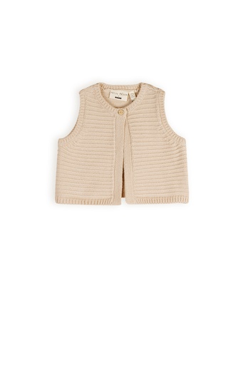 Petite Maison x Nono | Gilet Kata Knitted Gebreid Oatmeal