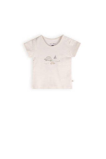 Petite Maison x Nono | T-Shirt Kai Korte Mouw All over Strepen
