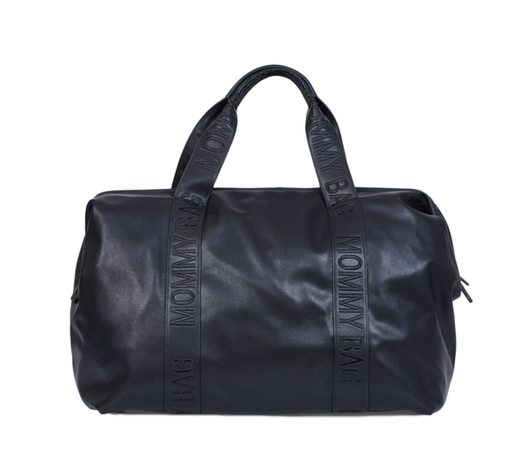 [550795] Childhome | Verzorgingstas Mommy Bag Signature Simili Leder Black