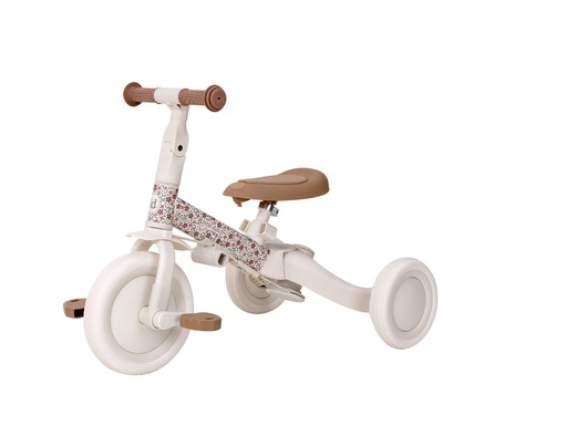 [550807] Little Dutch | Loopfiets/Driewieler 4-in-1 Sunny Flower Off White