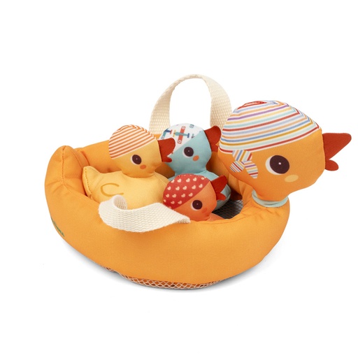 [550830] Lilliputiens | Badspeelgoed Mama Eend en Haar Magnetische Eendjes