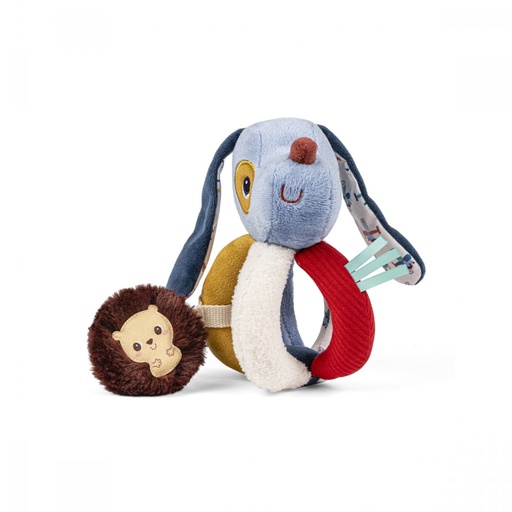[550851] Lilliputiens | Rammelaar Jules Grijprammelaar Textiel Blauw +6M