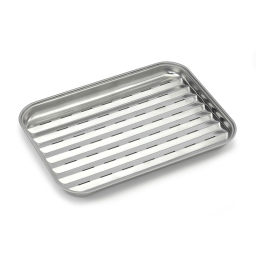 [551005] Barbecook | herbruikbare grillpan uit rvs 34.5x24cm