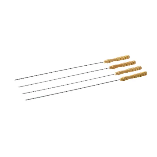 [551010] Barbecook | Set Spiesen Chroom 43cm 4-delig