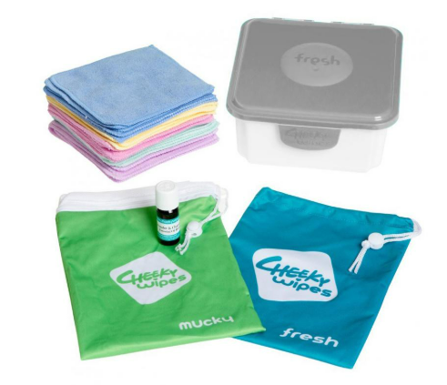 [551017] Cheeky Wipes | Kit Microfibre Hands & Face 