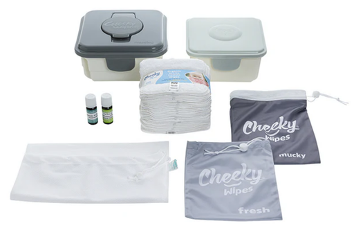 [551018] Cheeky Wipes | White All-In-One Kit 