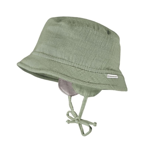 Maximo | Muts Zonnehoedje Muslin Groen