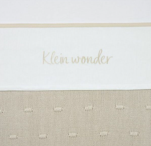 [551215] Meyco | Laken Ledikant Klein Wonder Soft Sand 100x150cm