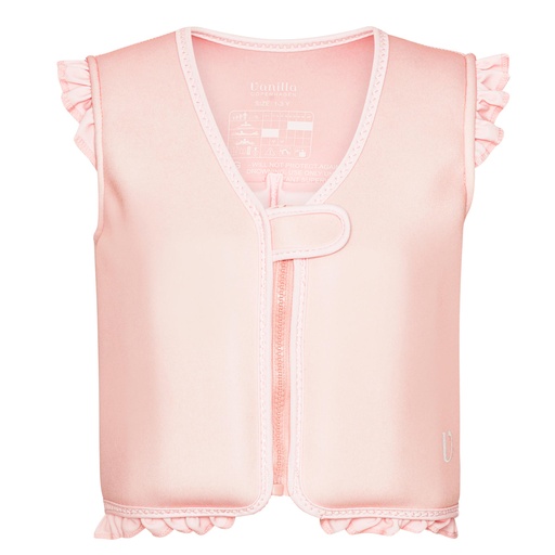[551235] Vanilla | Zwemvest Frill English Rose Neoprene
