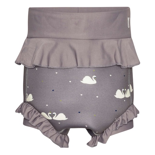 Vanilla Copenhagen | Zwemshort Frill Wood Swan Neoprene All Over Zwaan