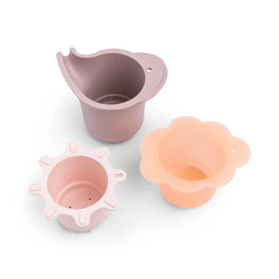 [551288] Done by Deer | Badspeelgoed Elphee Powder Play&Stacking Cups Bekertjes